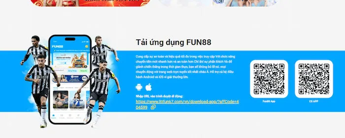 Tải app Fun88 đơn giản nhanh chóng để trải nghiệm